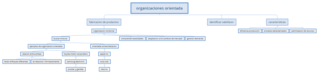 organizaciones orientada