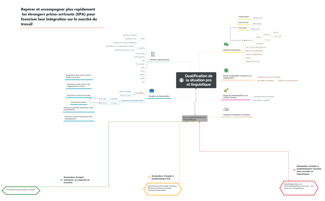 Qualification de la situation pro et linguistique 