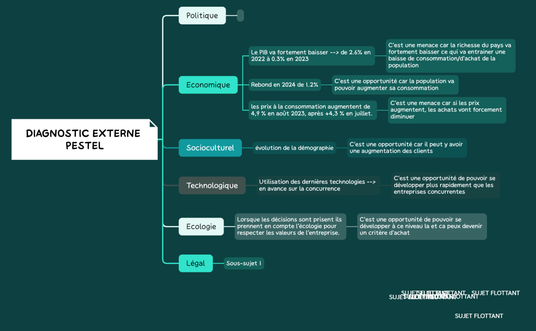Diagnostic externe pestel