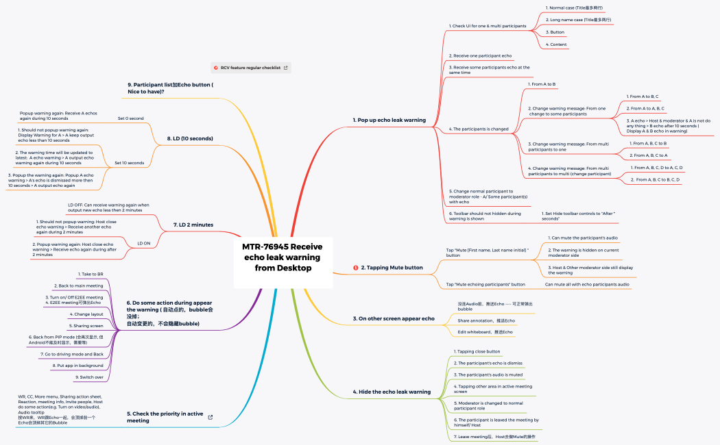 MTR-76945 Receive echo leak warning from Desktop 