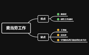 麦当劳工作优缺点