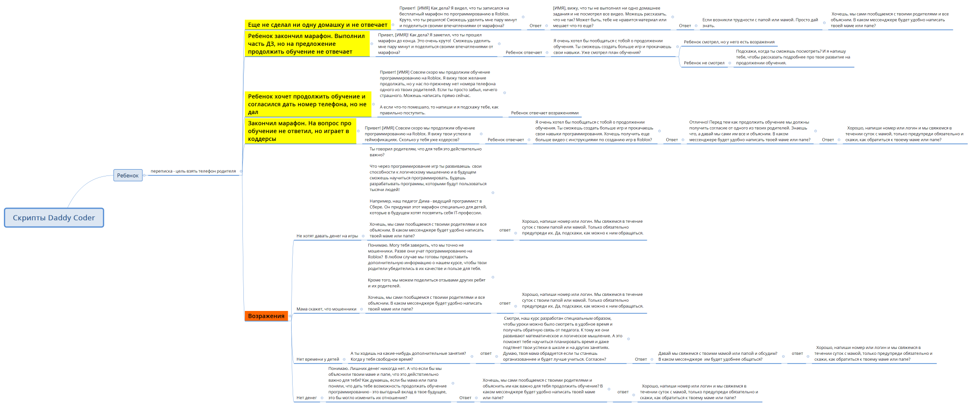 Скрипты Daddy Coder