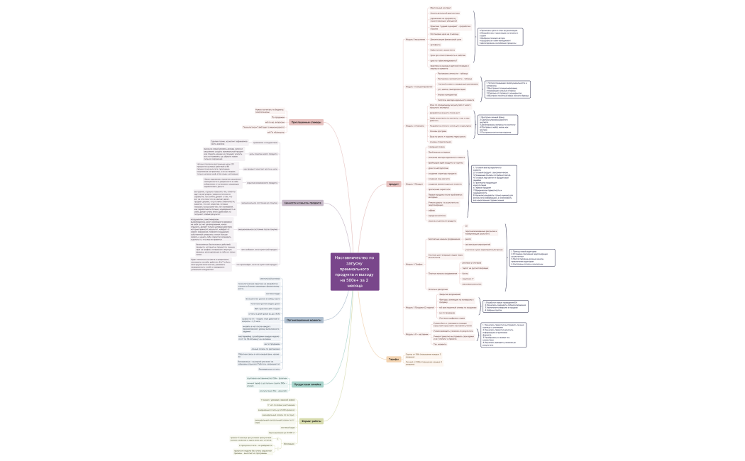 Наставничество по запуску премиального продукта и выходу на 500к+ за 2 месяца