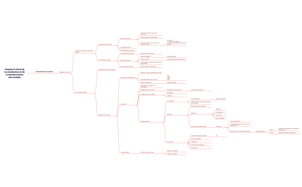 Chapitre 9: Droit de la constitution et de la transformation des sociétés 