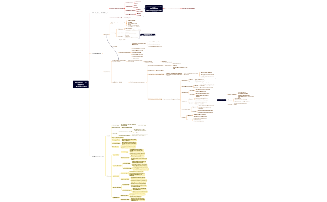Happiness The Meaningand Measures