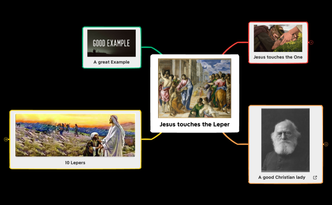 Jesus touches the Leper.xmind