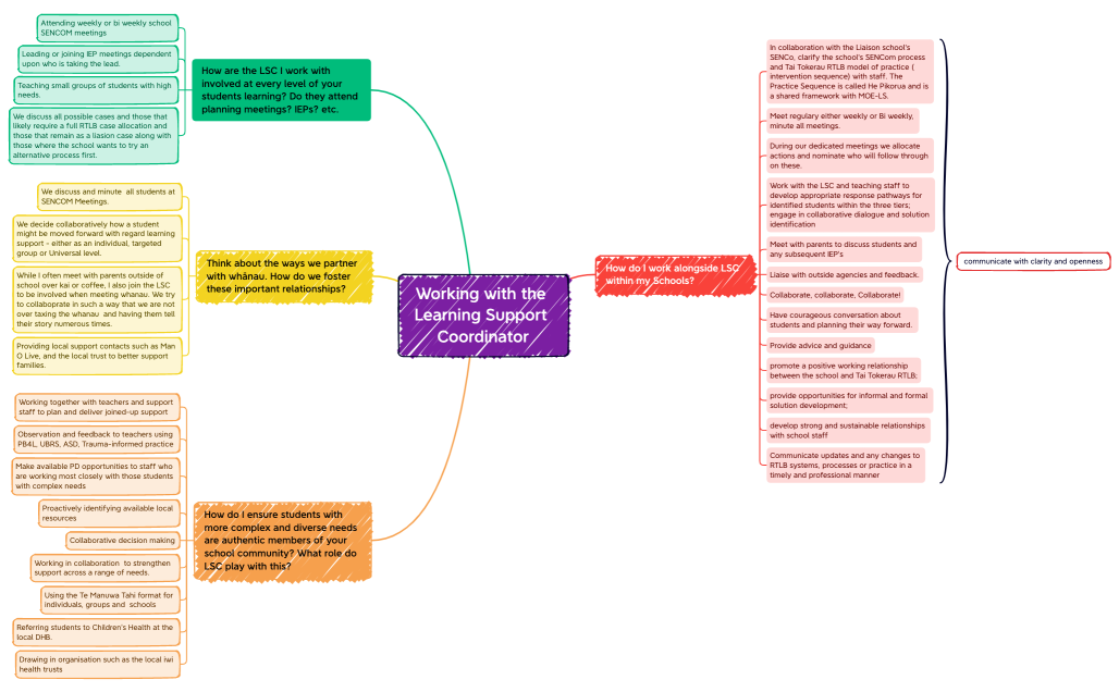 Working with the Learning Support Coordinator