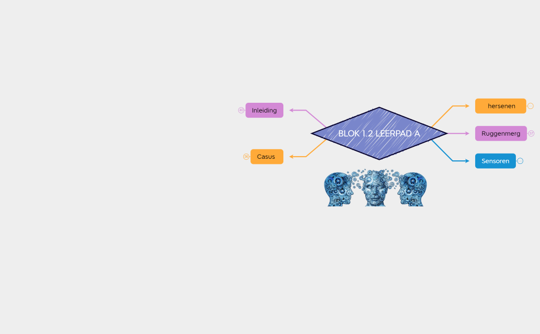 Mindmap blok 1.2 leerpad A