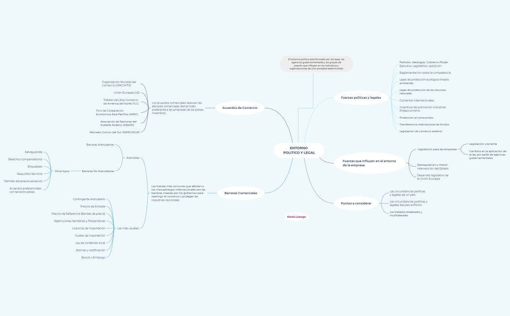 ENTORNO POLITICO Y LEGAL