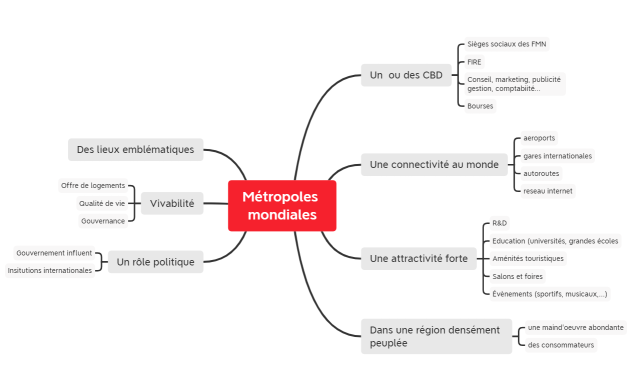Les métropoles dans la mondialisation