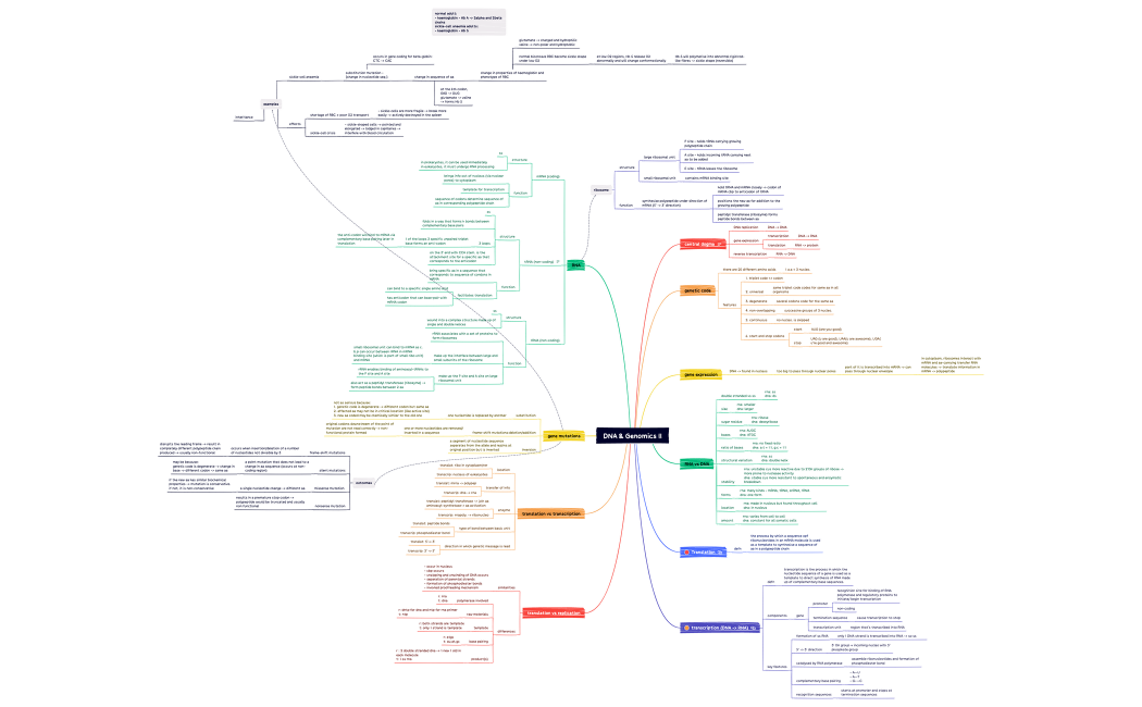 DNA & Genomics II.xmind