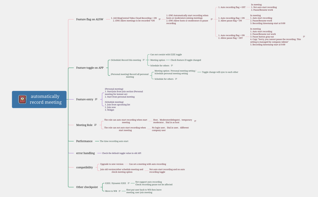 automatically record meeting v3.0