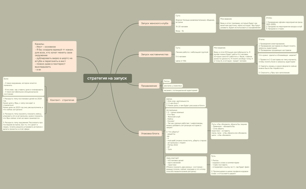 стратегия на запуск 