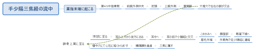 手少陽三焦経の流中