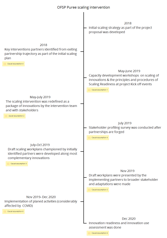 OFSP Puree scaling intervention