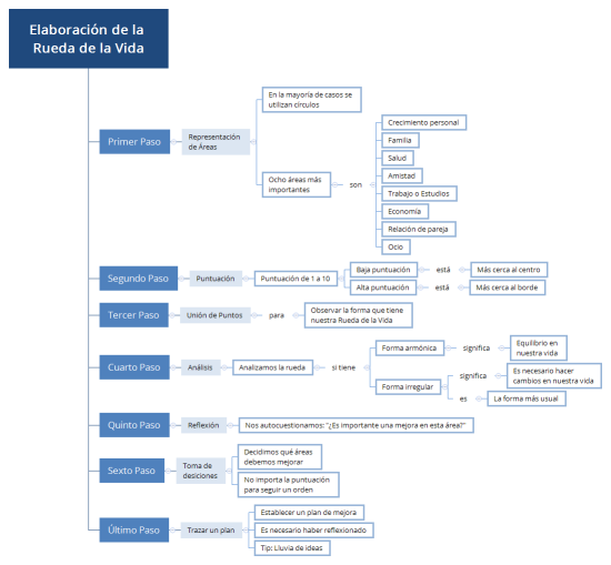 Elaboración de la Rueda de la Vida