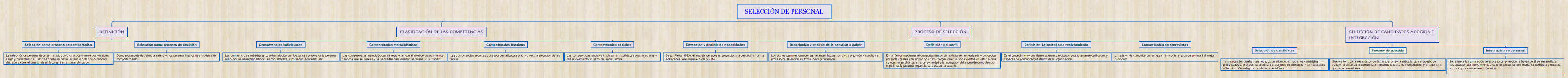 SELECCIÓN DE PERSONAL