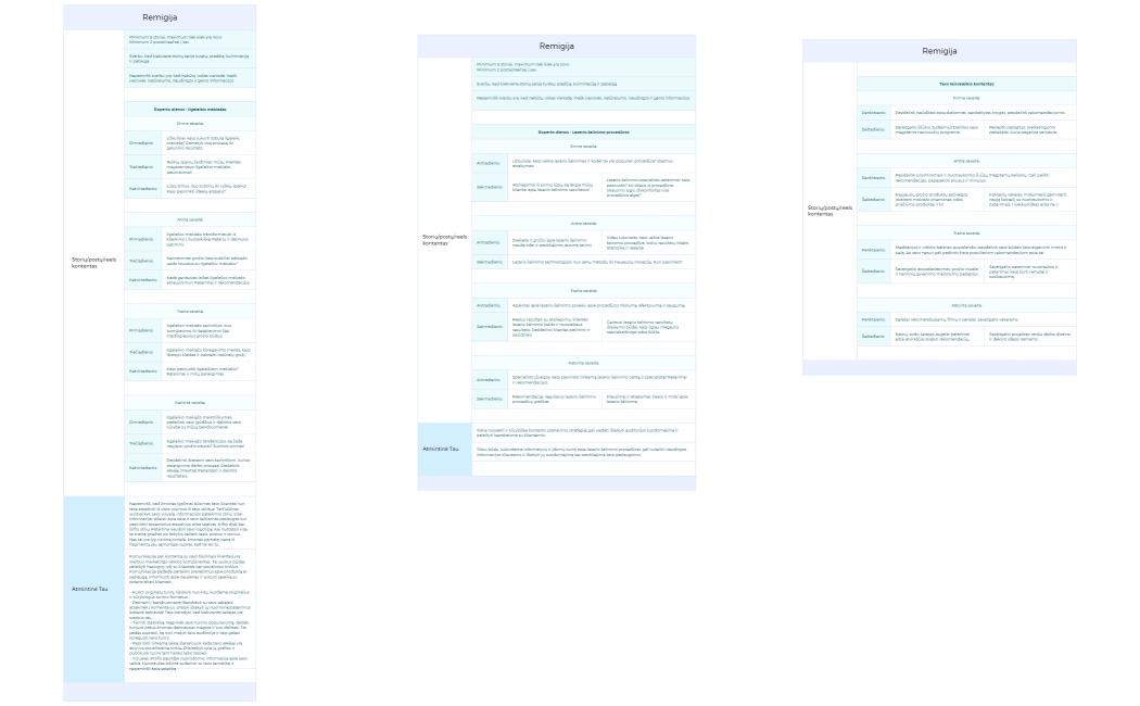 Remigija kontento planas