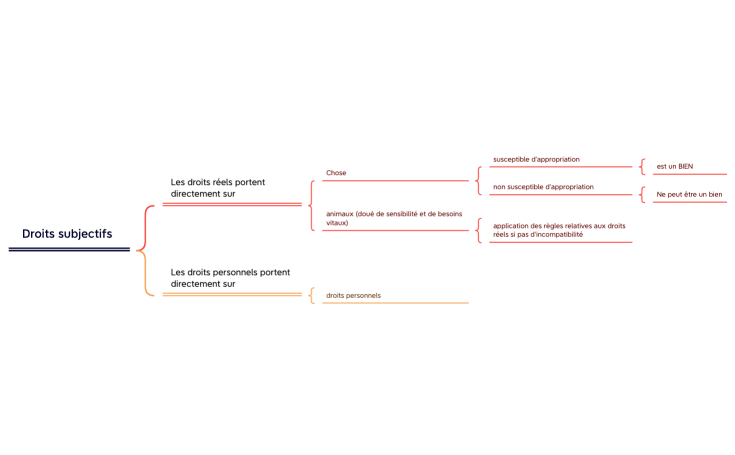 Distinction droits réels-droits personnels