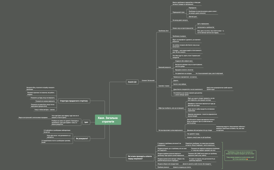 Ханя. Аналіз ЦА і упаковка