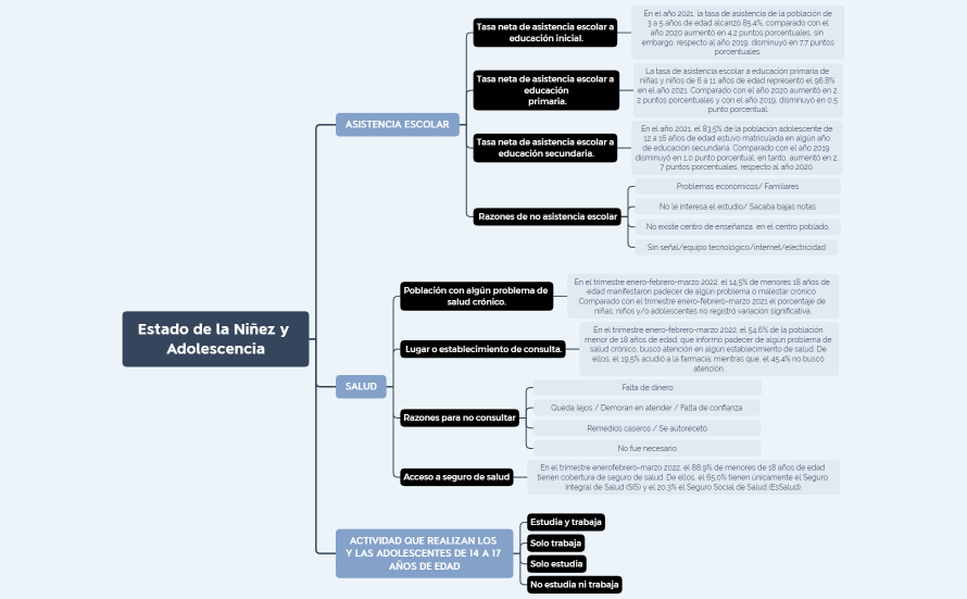 Estado de la Niñez y Adolescencia