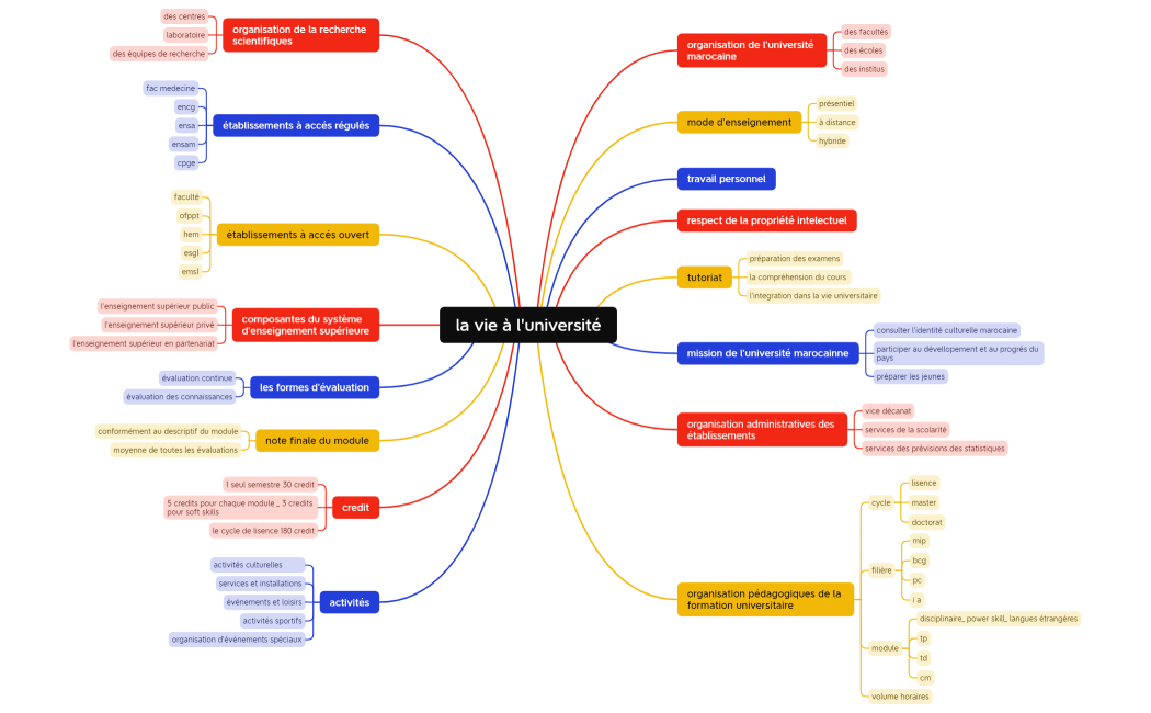 la vie à l'université