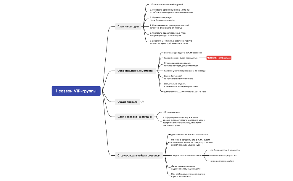Майнд-карта VIP-группы Мари.xmind