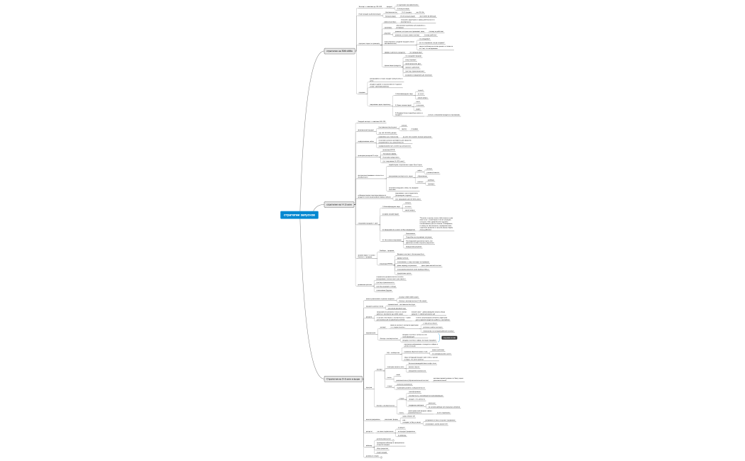 стратегии запусков для курса 