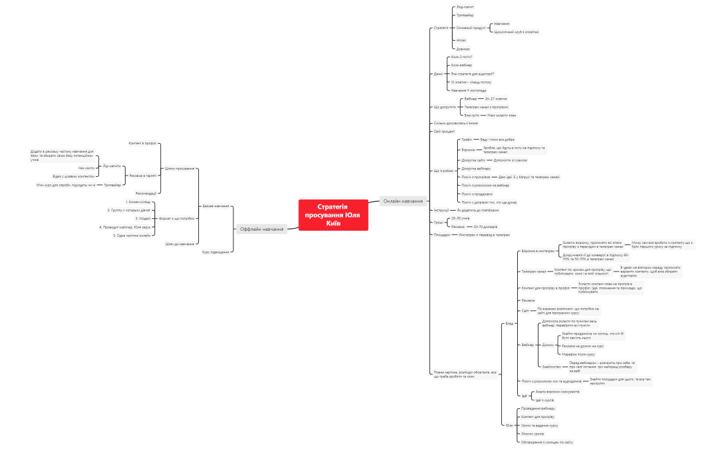 Стратегія просування Юля Київ