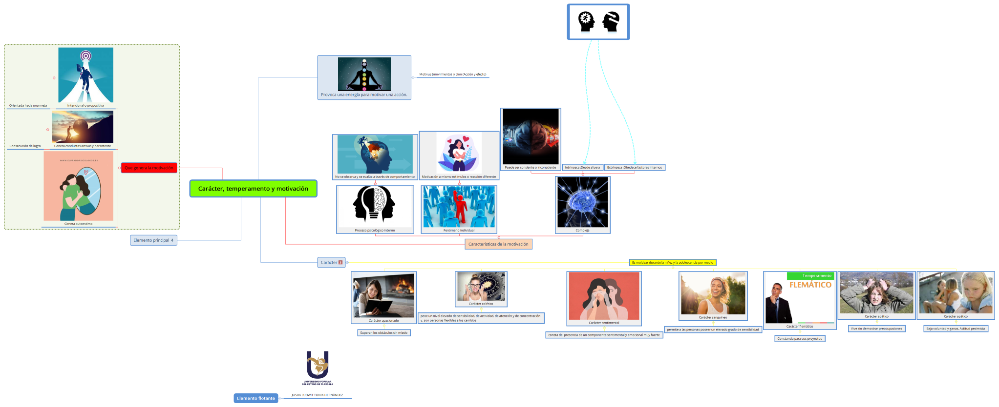 Carácter, temperamento y motivación