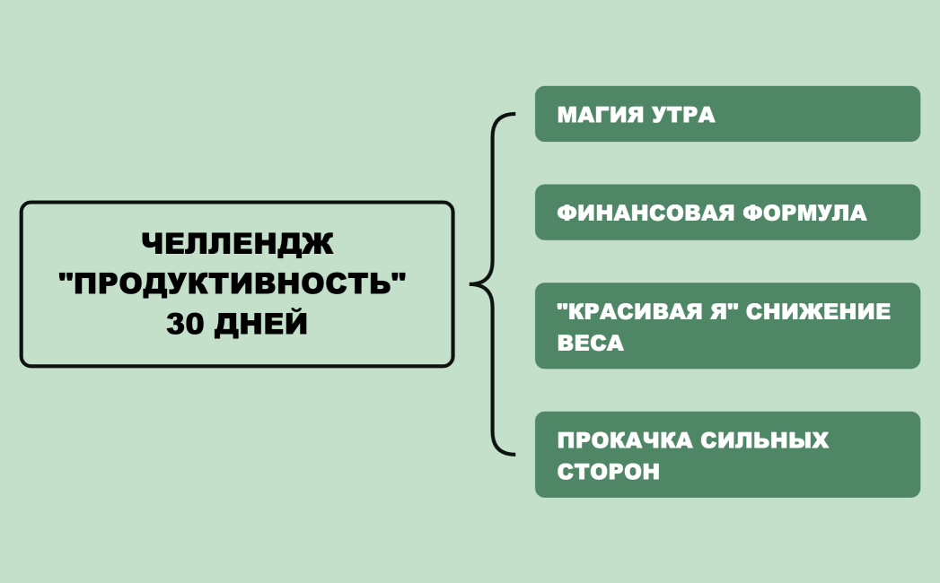  ЧЕЛЛЕНДЖ ПРОДУКТИВНОСТЬ 30 ДНЕЙ