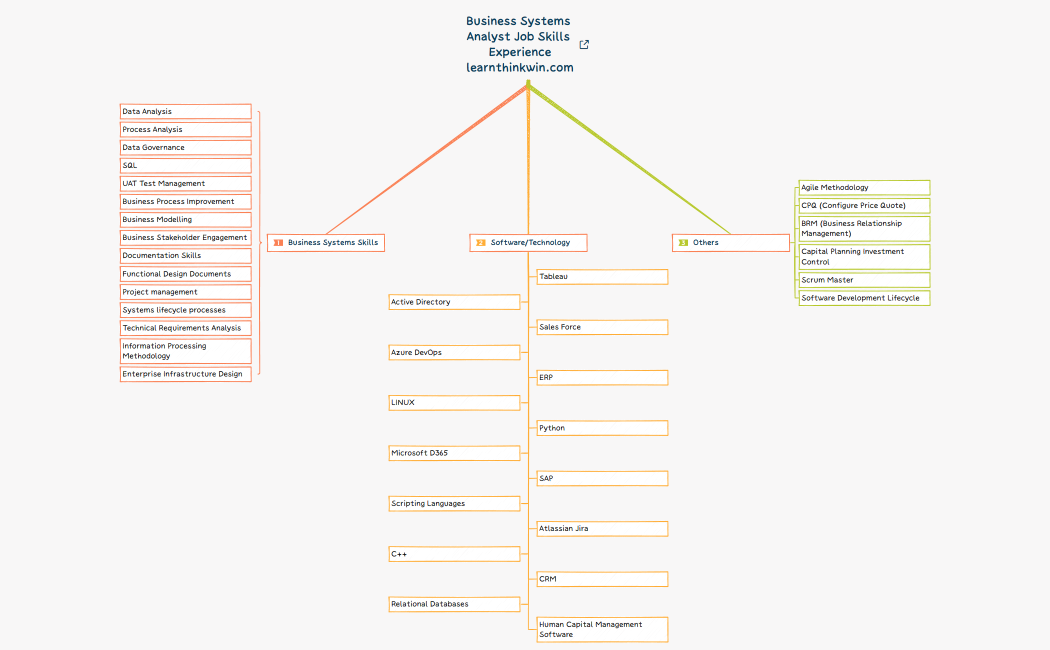 Business Systems Analyst Job Skills Experience
