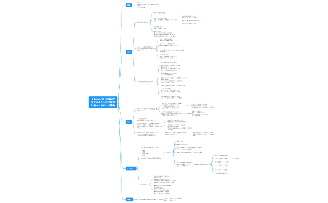 【伝え方ワーク】お金は貯金するよりも自己投資に使った方がいい理由