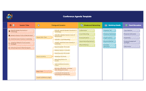 Conference Agenda Template