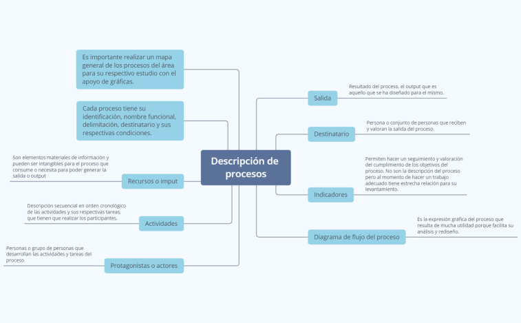 Descripción de procesos