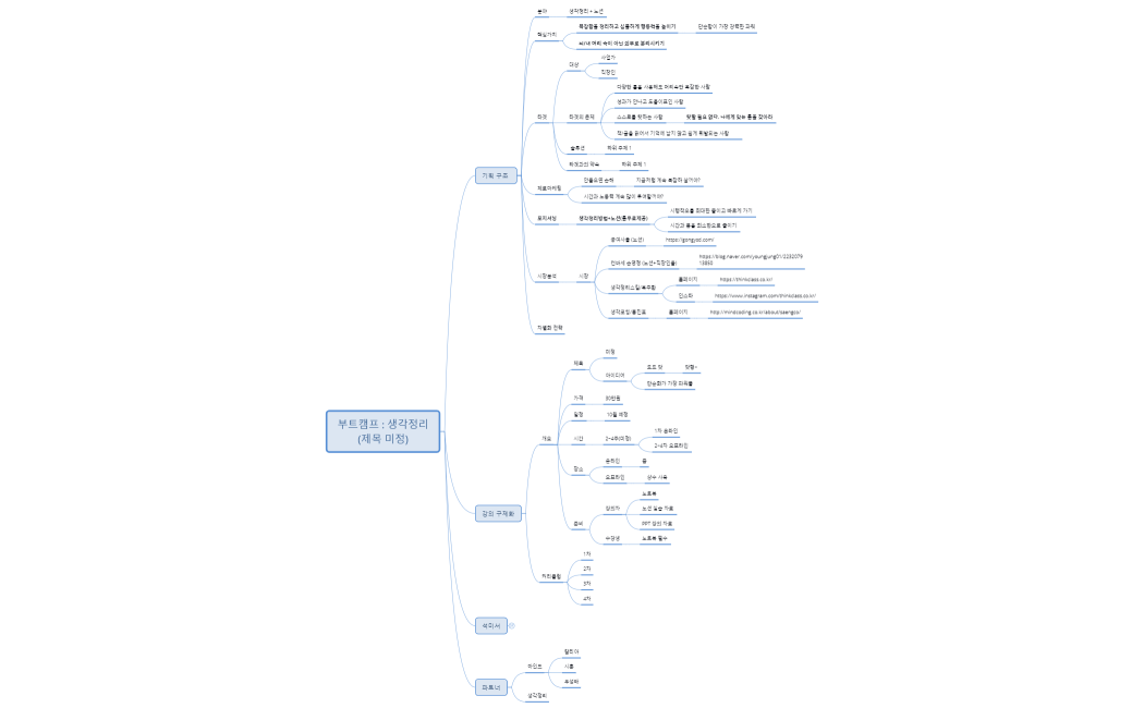 부트캠프  생각정리(제목 미정)