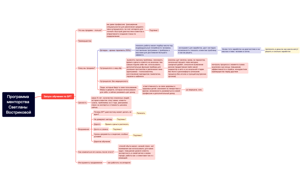 Программа менторства Светланы Востриковой