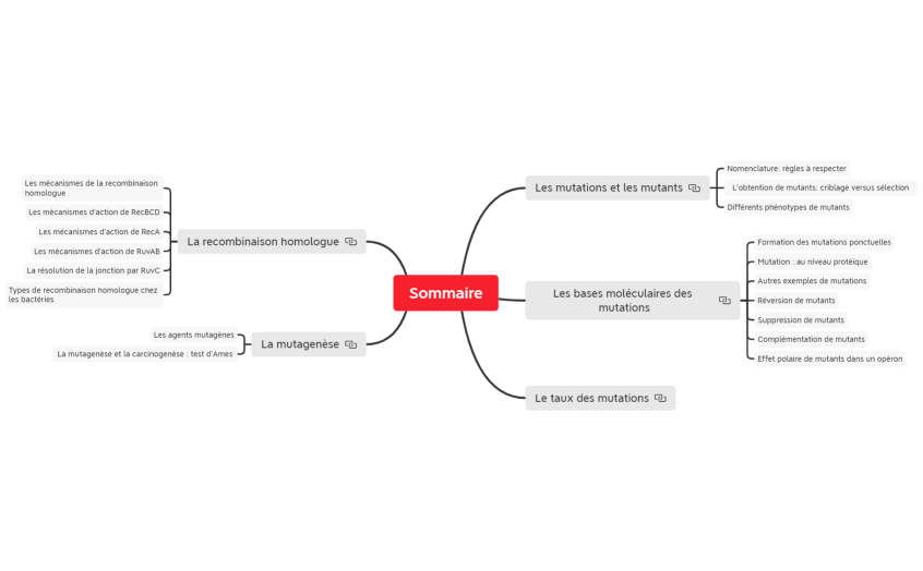 Mutation et recombinaison