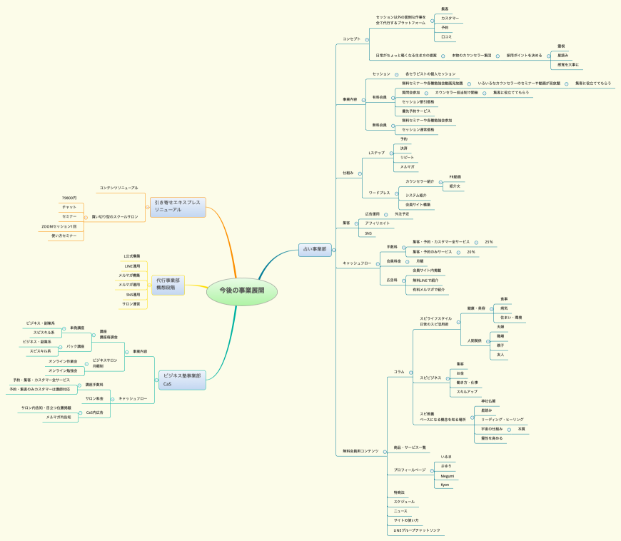 今後の事業展開