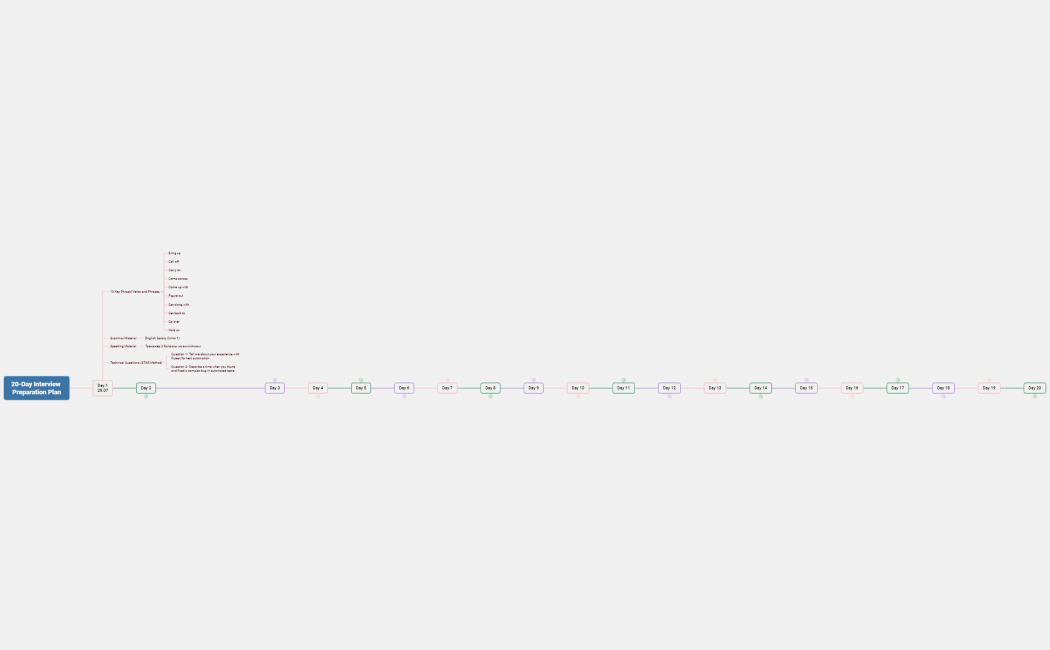 20-Day Interview Preparation Plan