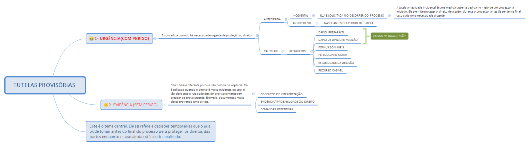 TUTELAS PROVISÓRIAS 