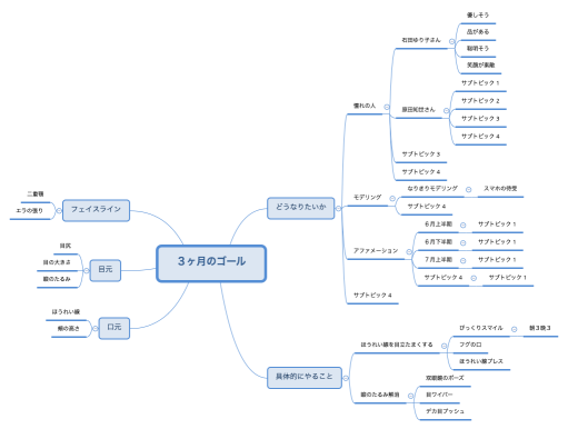 ３ヶ月のゴール