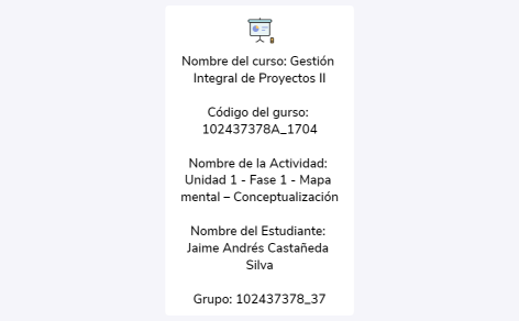 Fundamentos de la Gestión Integral de Proyectos