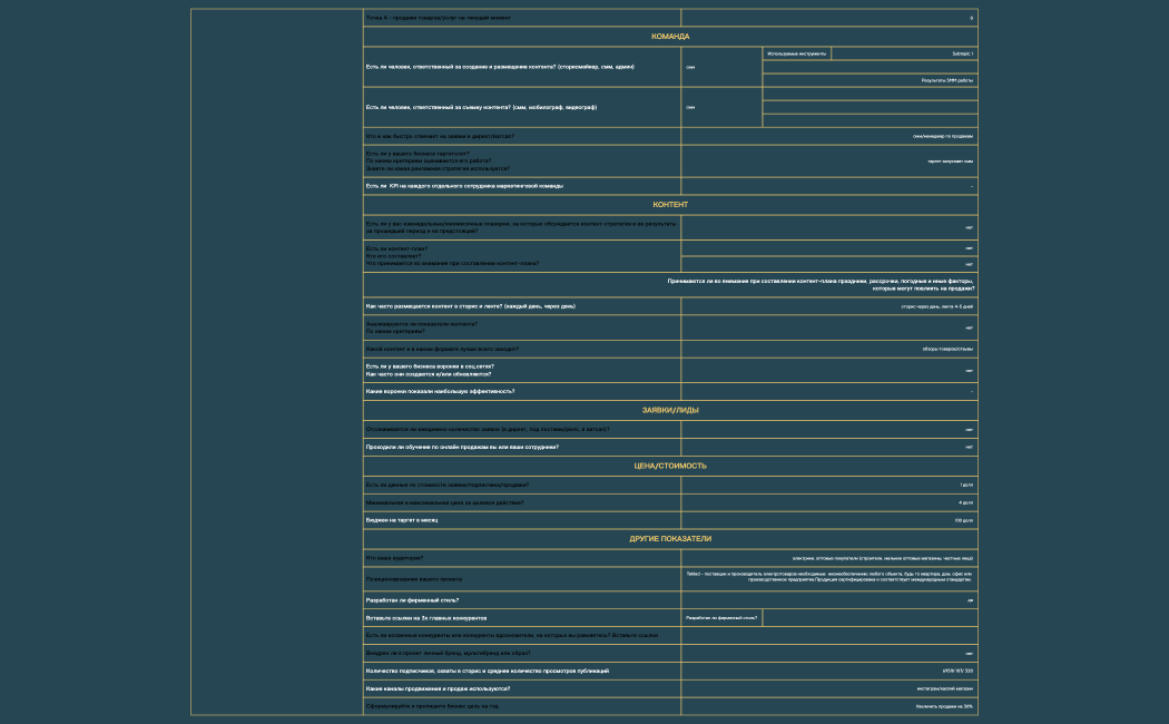 Check-UP бизнеса