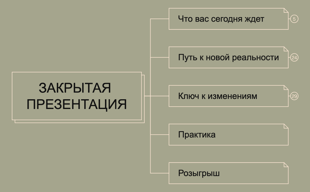 ЗАКРЫТАЯ ПРЕЗЕНТАЦИЯ