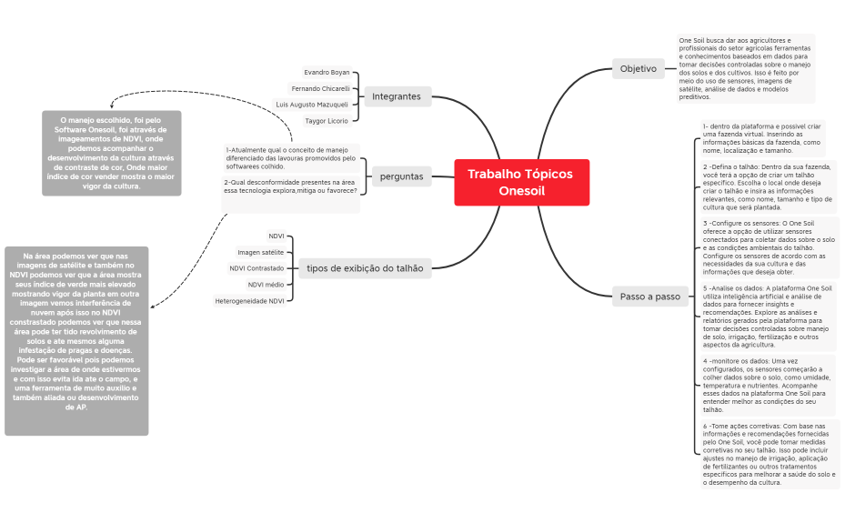 Trabalho Tópicos Onesoil
