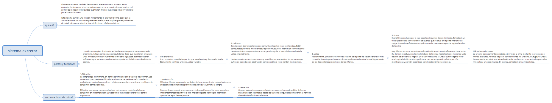 sistema excretor