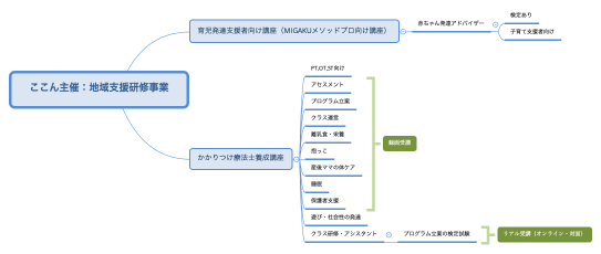 ここん主催：地域支援研修事業