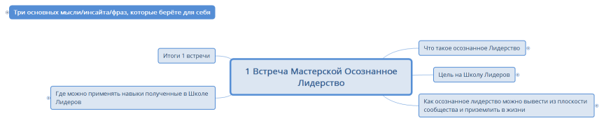  1 Встреча Мастерской Осознанное Лидерство