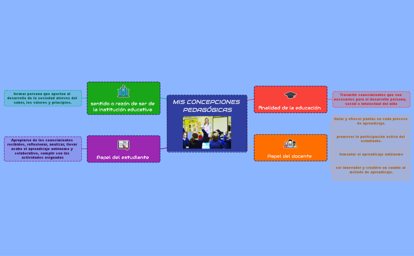 Mis concepciones pedagógicas